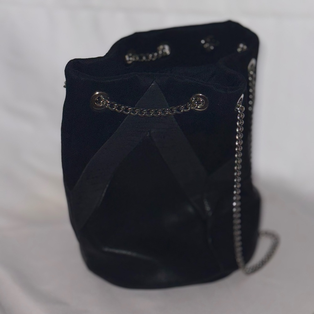 Elegant Black Chain Shoulder Bag by Express